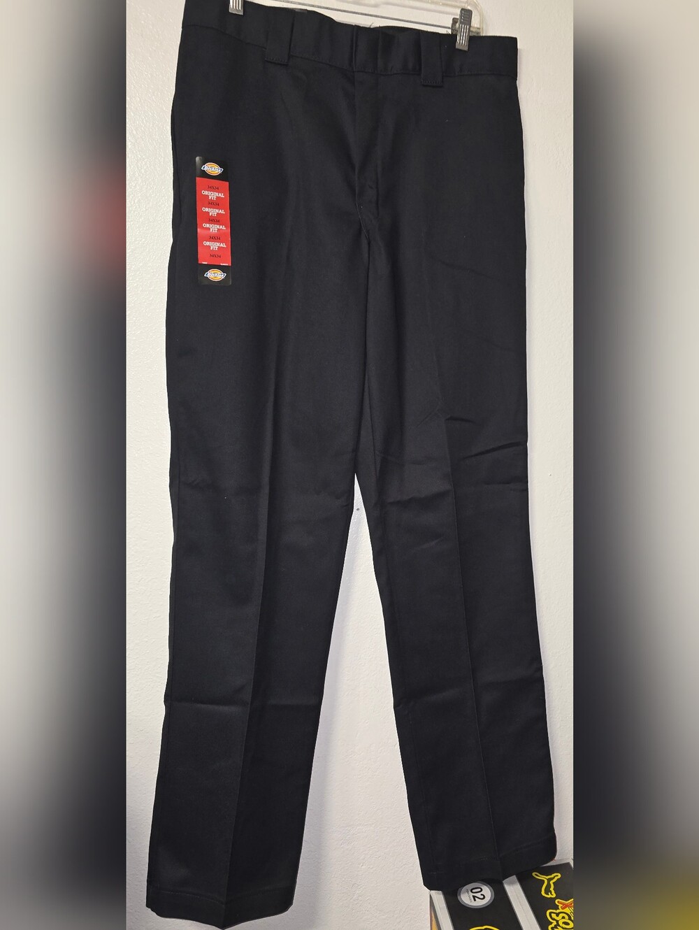 Dickies Men’s Black Straight-Leg Work Pants